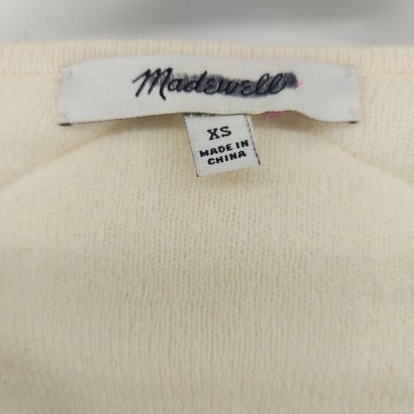 Madewell Quilted Sweater Jacket Merino Wool - Picture 7 of 11